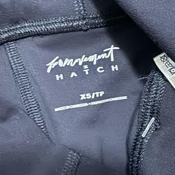 NWT Free People x Hatch Maternity Leggings XS Black High Rise Yoga Lounge $108 - Picture 6 of 8